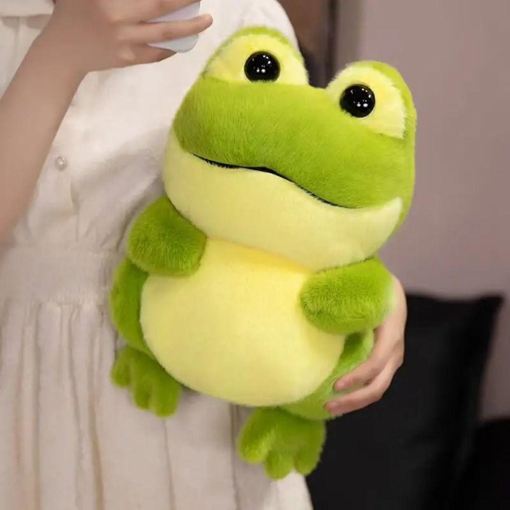 Cartoon Anime Green Frog Plush Toy Collection Cartoon Frog Stuffed Toy Children Gift