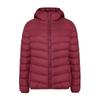 Giacca Piumino Leggera con Cappuccio da Donna - 90% Piuma, Colore Unito, Calda Casual Taglie Forti per Autunno/Inverno.