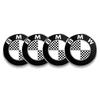 4pcs 56mm 60mm 65mm Car Wheel Center Hub Cap Stickers Styling For BMW M Performance E36 E46 E60 E90 E91 E92 E93 F30 F20 M3