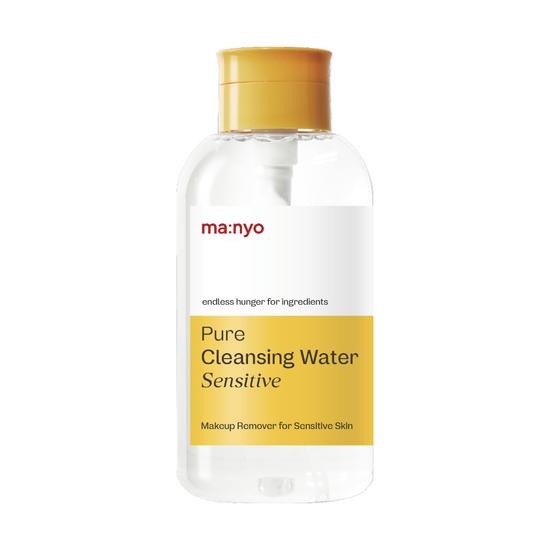 ma:nyo Pure Cleansing Water Sensitive 500ml Pump Package (+20 Cotton Pads)