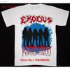 Exodus Bonded By Blood 85 Thrash Band White All Size T Shirt Vintage Top For Everyday Wear Fashion Streetwear Versatile