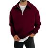 Men's Casual Loose-Fit Collared   Shirt With Long Sleeves