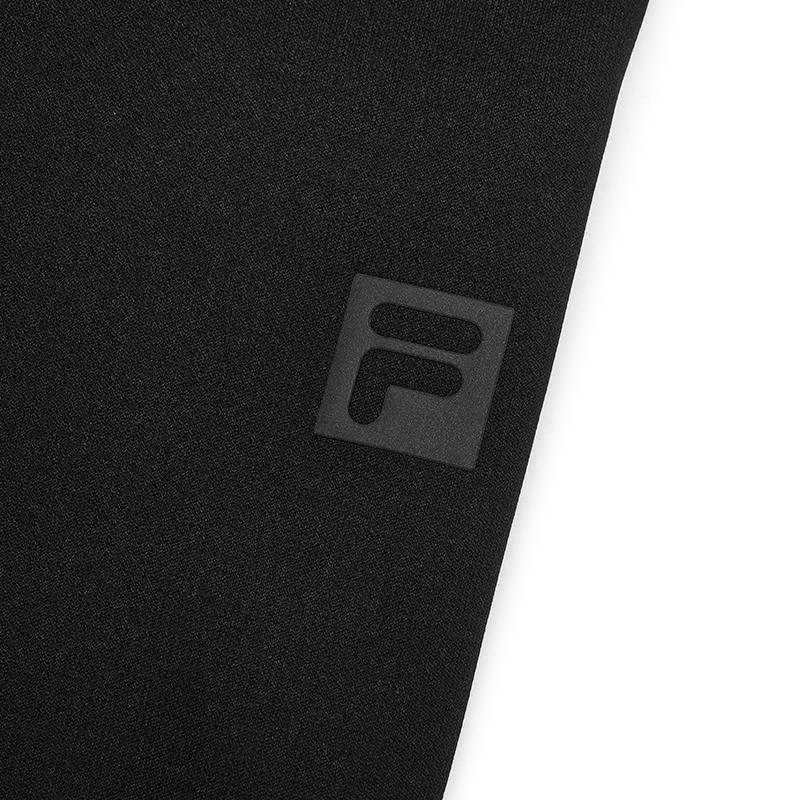 FILA Versatile Casual Knit Pullover Sweatshirt Men sweatshirt Deep-Black A11M511221FBK