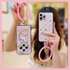 Youth Protective Phone Case For Redmi 14C 4G/14R 5G/A3 Pro 4G/POCO C75 Bracelet Dirt-resistant Solid Color Cartoon Cute
