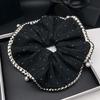 2025 French Luxury Lace & Pearl Hair Tie - Chic Ponytail Accessory