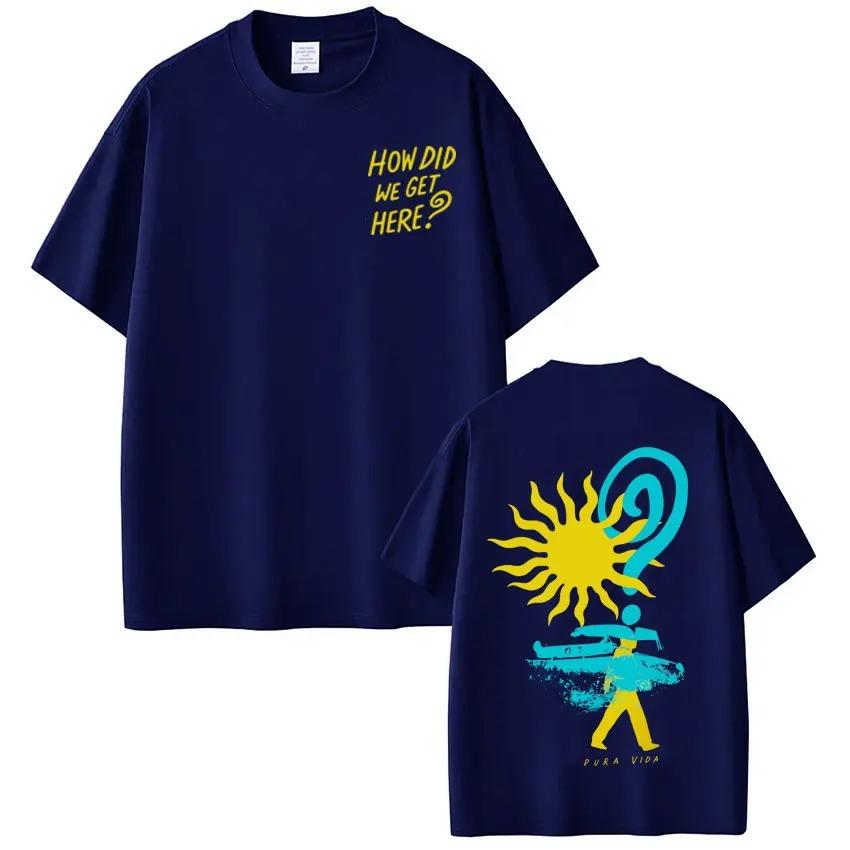 Sommer Mode T-Shirt Sänger Louis Tomlinson How Did I Get Here Tour 2026 Aufdruck T-Shirt Herren Damen Hip-hop T-Shirt Kurzärmelig Baumwolle Lässig T-Shirts