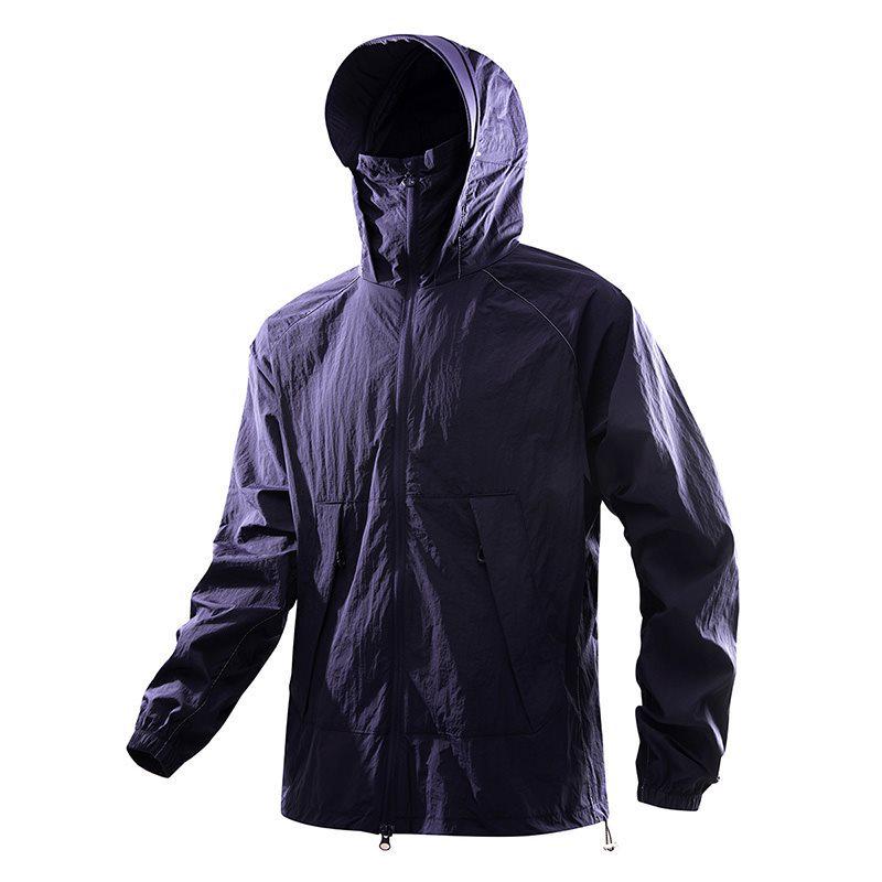 

2026 Summer Ultra-Light UV Protection Ice Silk Hooded Fishing Jacket M