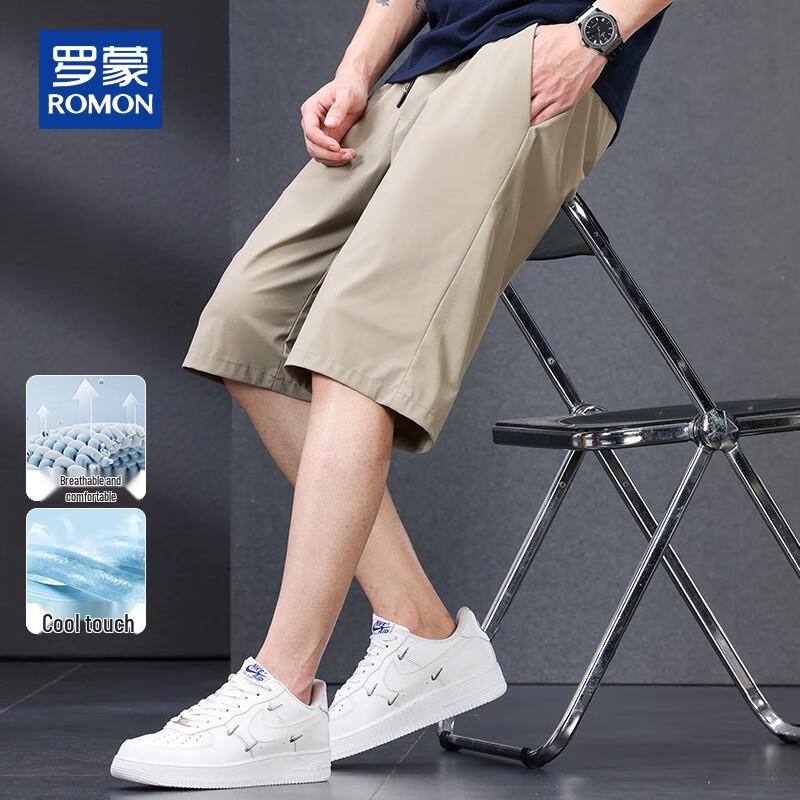 

ROMON Men s Breathable Cool Casual Shorts 32