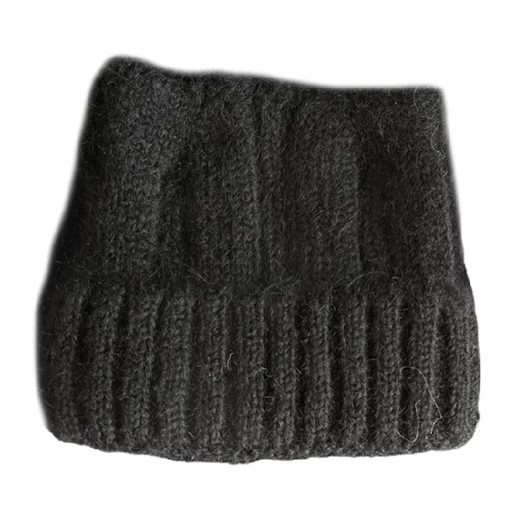 Crochet Devil Ear Hat for Women and Girl Popular 2000S Beanies Hat Soft Pullover Hat for Daily Use Outdoor Winter Headpiece