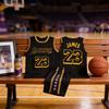 Lakers Lebron James 23 Kinder Basketbalshirt Polyester Mouwloos Sportkleding Voor Jongeren Spelen