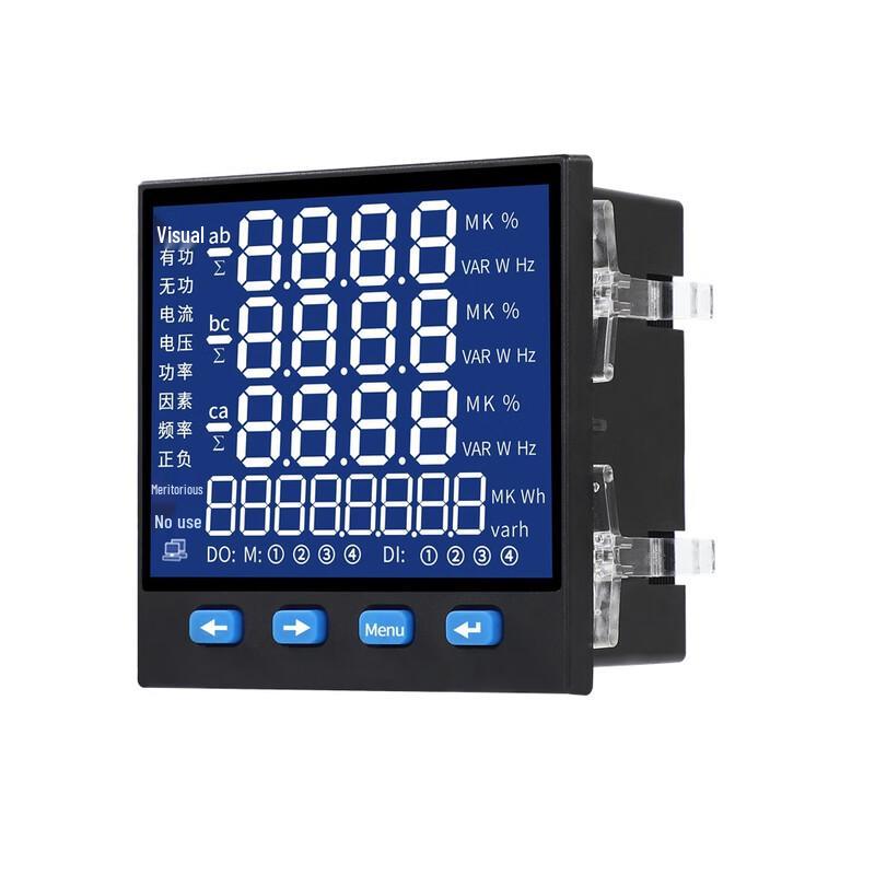 

Yuantte 96x96 3-Phase LCD Digital Multifunction Power Meter CN plug (adapter included)