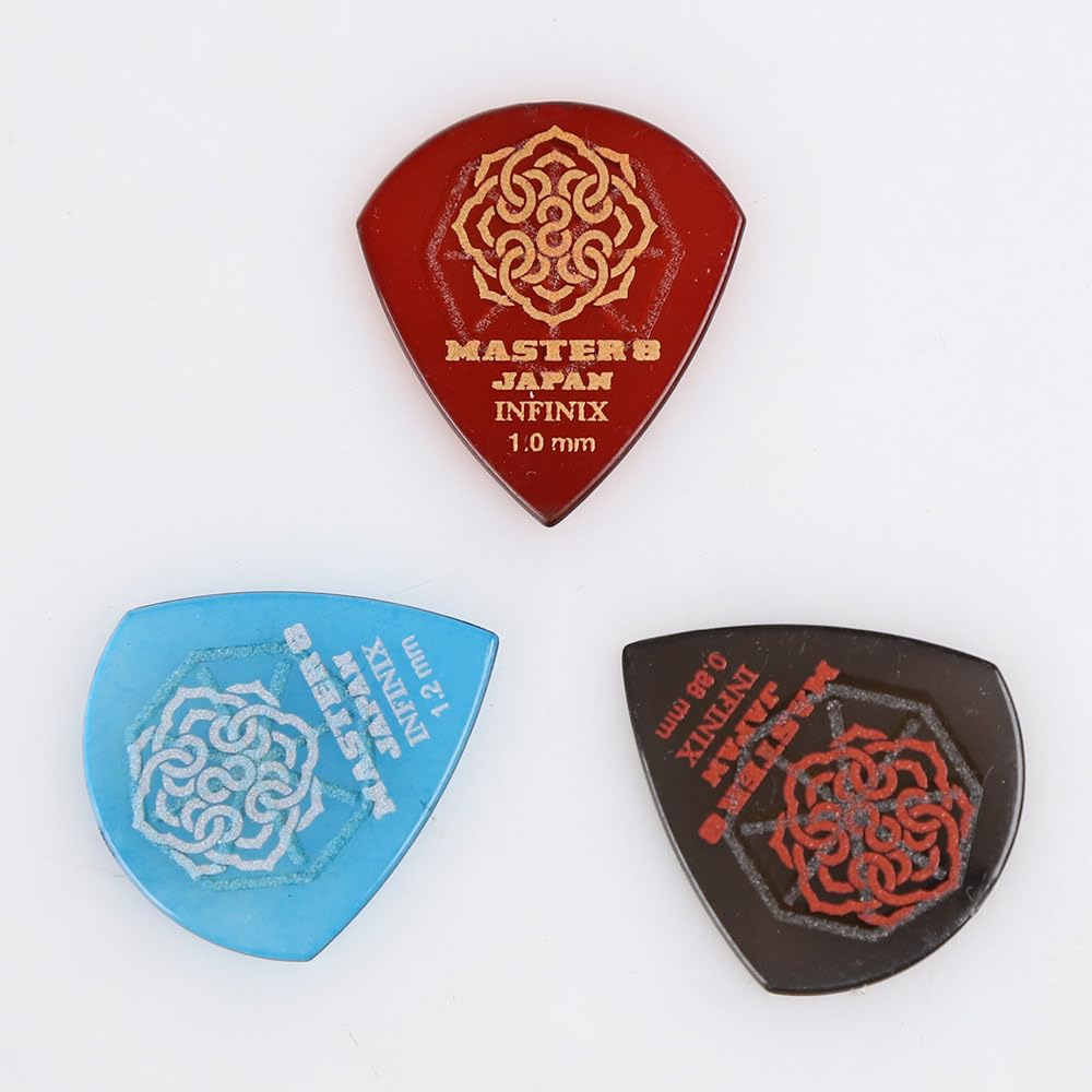 MASTER 8 JAPAN INFINIX JAZZ III XL TYPE HARDGRIP Picks X 10 IFS-JZ100 1.0mm