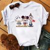 Fashion Cartoon Graphic Printed T-shirt Cute Casual O-Neck Short Sleeves T Shirt Streetwear Y2k Clothes Tops Tees
