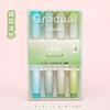 Gradient Eye School Protection Color Oblique Head Highlighter Student Notebook  Pen Large Capacity Set 4 Pack Marker  Wholesale