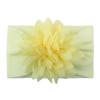 Baby Headband Flower Design Solid Color Baby Girls Hairband