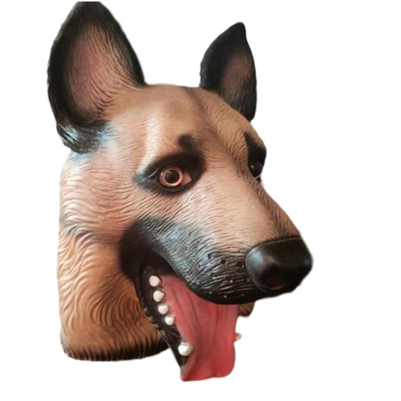 Latex Mask Funny Animals Horse Headgear Halloween Party Accessory Cosplay