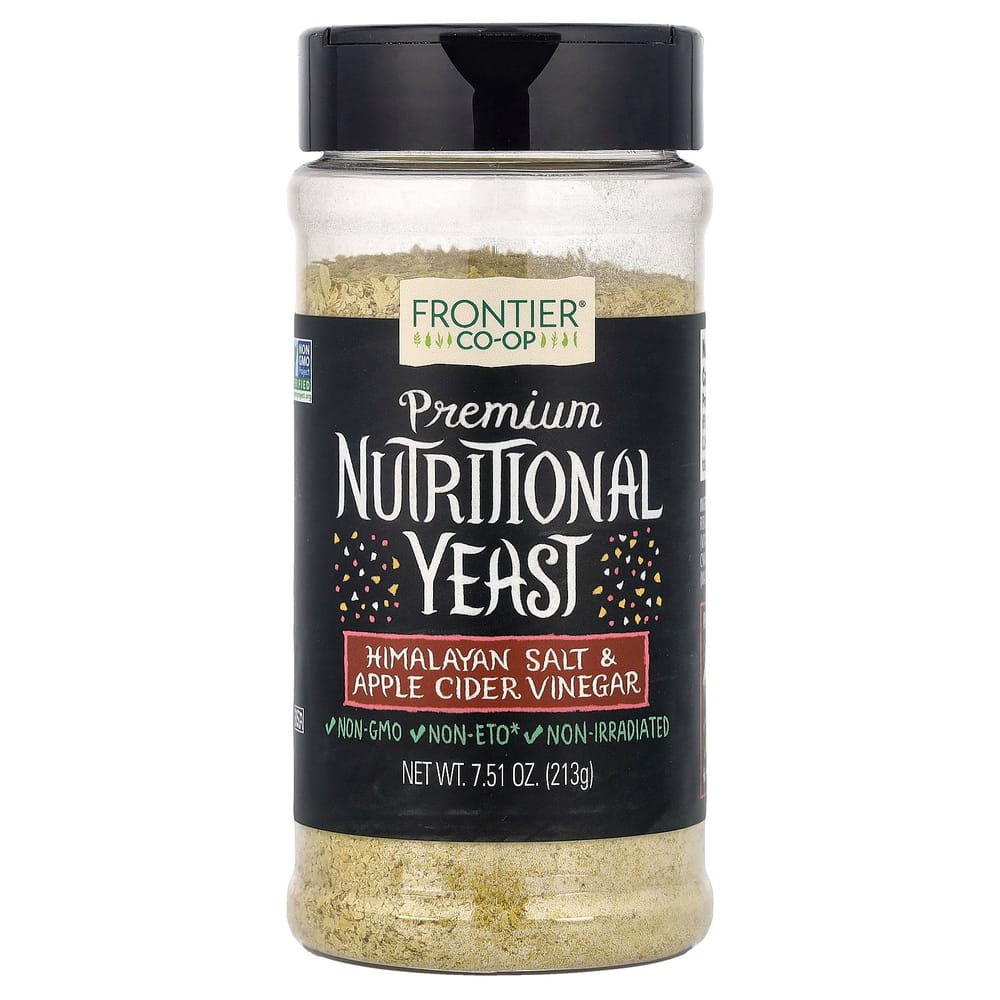 Frontier Natural Products Premium Nutritional Yeast with Himalayan Salt & Apple Cider Vinegar 213g (7.51oz) 213g - 1 ea