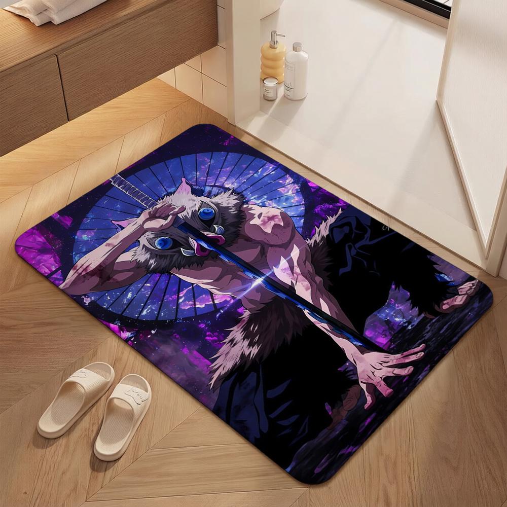 Demon Slayer Guardians Humanity Patterned Rug Allseason Carpet For Bedroom Kitchen Bathroom Home Decor Memorial Gift