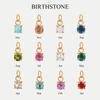 Elegante Gold Dezember Geburtsstein Schmuck Accessoires Modisch Ins Anhänger Charms