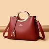 This Elegant and Sophisticated Handbag Is A Soft Leather Single-shoulder Crossbody Bag