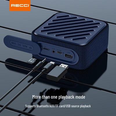 Haut-parleur Bluetooth 5.3 Portable HiFi Recci RSK-W33 Prise CN (adaptateur inclus)