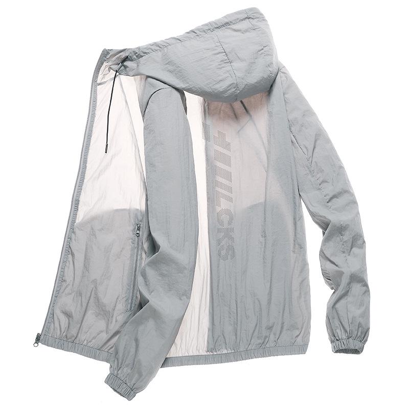 Men's Ultra-Thin Summer Windbreaker: Sun Protection, Breathable Outdoor Sports & Fishing Jacket