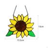 Sunflower Window Hanging Ornament Hangers Gift for Mom Plant Decor Pendant Grandma Outdoor
