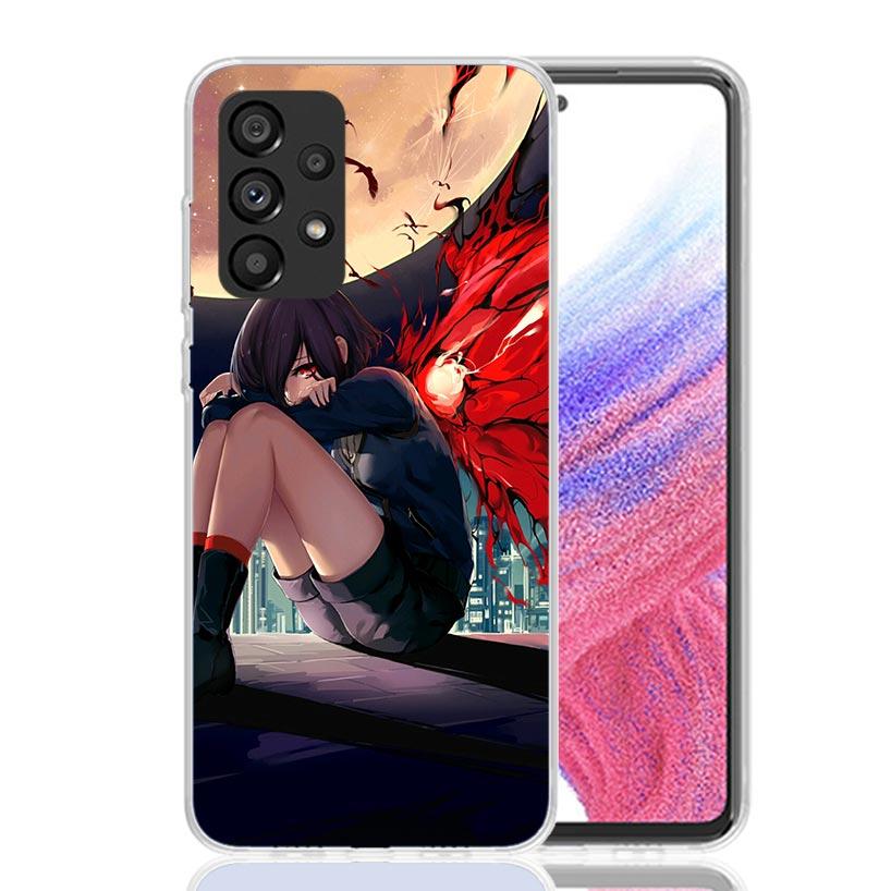 G-Ghoul Tokyo Touka Kirishima Phone Case for Samsung Galaxy A52 A51 A50S A12 A22 A32 A72 A10S A30S A31 A71 Note 20 Ultra 10 Plus