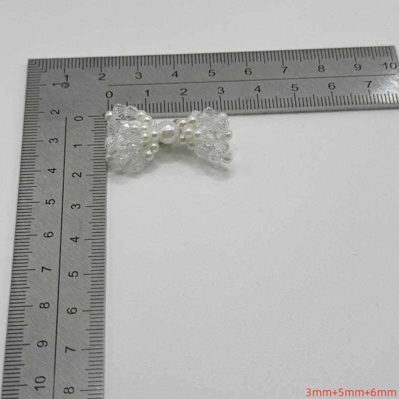Korean Pearl Bow Shoe Buckle: Versatile Pearl String Shoe Accessory for Sneakers