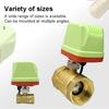 1/2" 3/4" 1" 2" IP65 Waterproof Motorized Ball Valve 220V 12V 24V Brass Electric Ball Valve 3 Wire/2 Wire Ball Valves