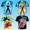 2026 Anime Dragon Ball Son Goku 3D Print Kids T Shirt Summer Fashion Casual T-shirt Boy Girl Unisex Children's Clothing T Shirt