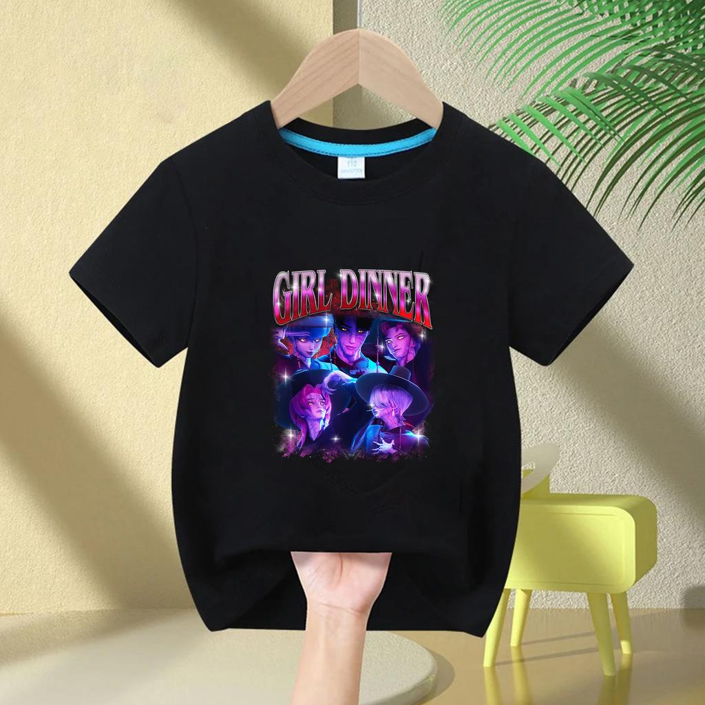 Unisex Kids T-shirts Children's Kpop Witch Hunt Short-Sleeve Printed T-Shirt