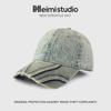 25 Early Autumn New Personalized Retro Embossed Washed Denim Cap Children's Baseball Cap Tide
