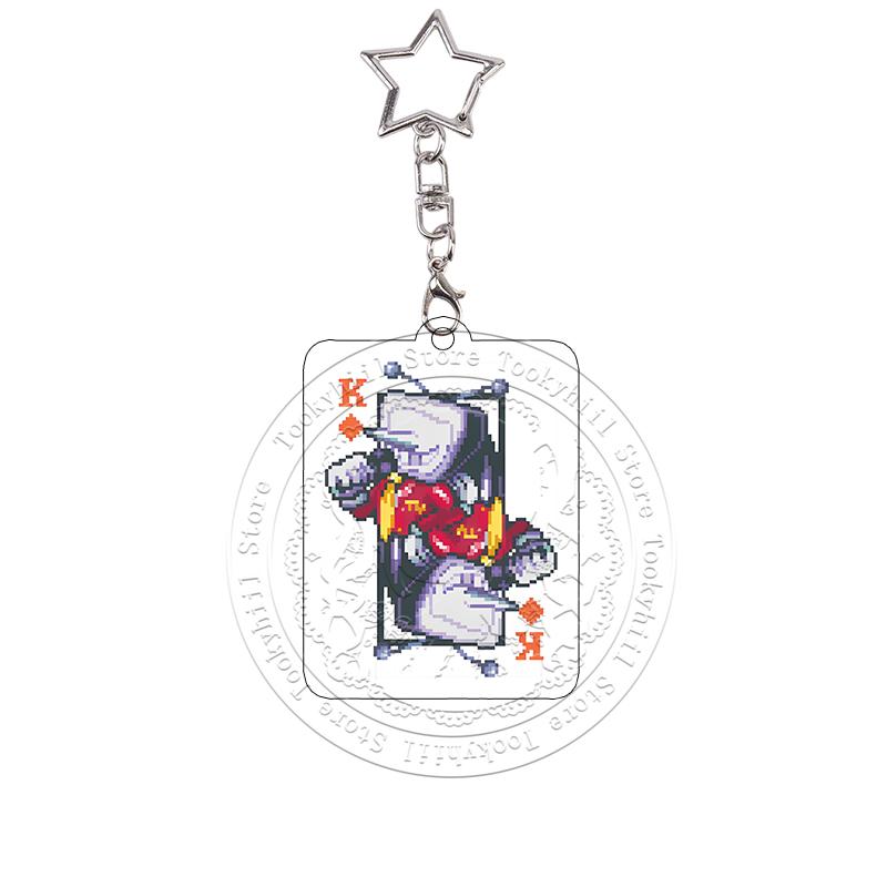 

Hollow Knight Acrylic Keychain Hornet Cosplay Props Shade Radiance Exquisite Anime Cartoon Keyring Bag Pendant Festival Gift 4-5CM