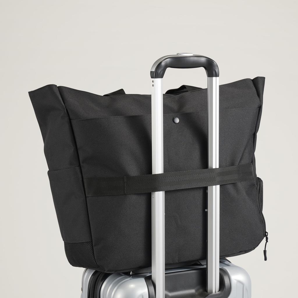 Move Sports Large Tote Partially Antibacterial and Attaches to Perfect for Business and ST5STT60U BK00 Bag, 33L, Water-Repellent, Odor-Resistant,