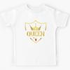 Golden Queen of Hearts Kids T-Shirt