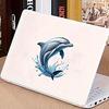 2PC Dolphin Splash Vinyl Decals Waterproof Stickers for Car Truck Bumper Motorcycle Laptop Wall Removable Durable A-87
