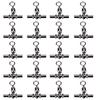 20pcs Set   T Shape   Line Crane Fishing Swivels Connectors Accessories (2Celsius0# )