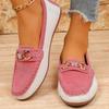 Moda 2025 Jesień Nowa Moda Retro Płytkie Wcięcie Casualowe Mokasyny dla Kobiet Wygodne Wszechstronne Blokowane Kolorystycznie Wsuwane Pojedyncze Buty