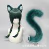 Anime Katzenohr-Stirnband mit realistischem flauschigem Schwanz-Accessoire Cosplay Convention Mädchen