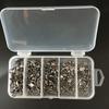 160PCS High Strength Fishing Snap Swivel with Safety Snap Rolling Barrel Swivel  Saltwater Fishing