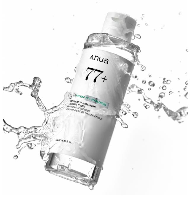 Anua Heartleaf 77 Hyaluron Soothing Toner 250ml Hydrating Calming Korean Toner