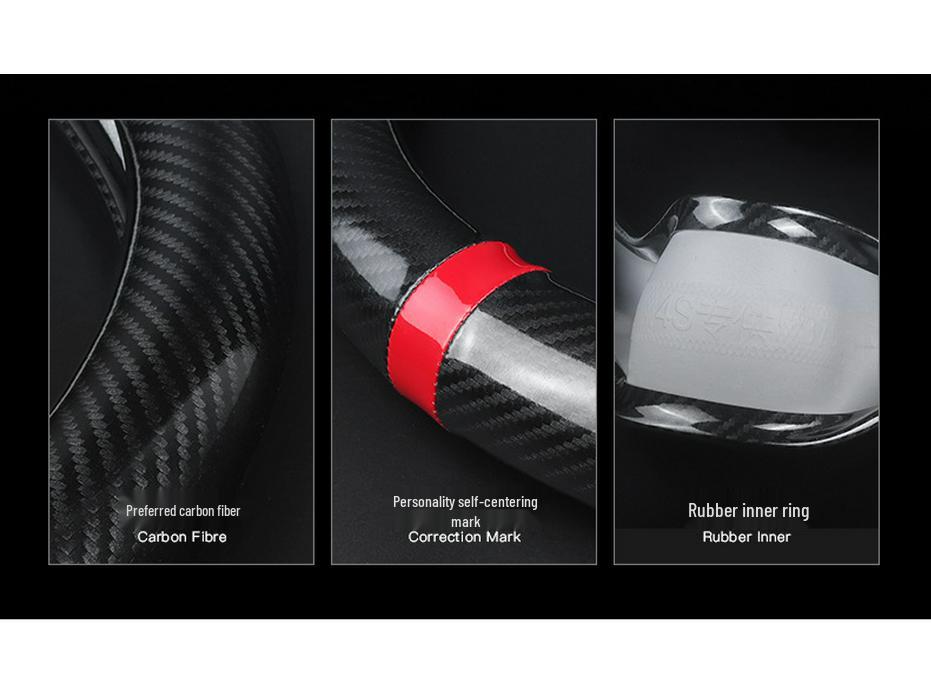 Cubierta de Volante de Fibra de Carbono Cadillac para CT4, ATS, CT5, CT6, XT4, XT5, XT6, BLS, LS, STS