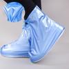 Waterproof Reusable Shoe Covers Non-Slip Rain Shoe Covers Shoe Protectors with Zipper And Drawstring for Men Women Rain Snow Mud Protection