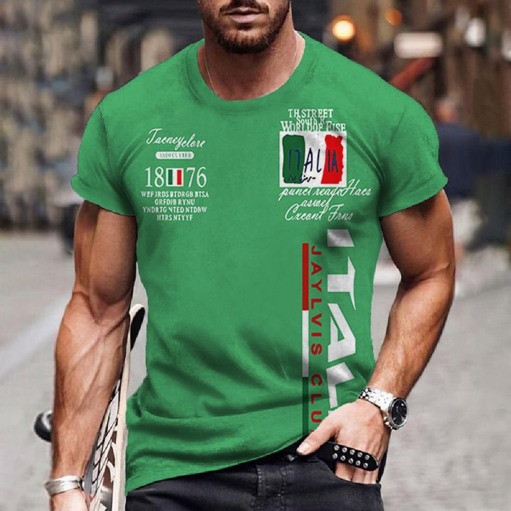 

Новая спортивная футболка с графикой Мода Мужские топы Круглый вырез Летняя повседневная уличная футболка Мужская с коротким рукавом Свободная одежда оверсайз 6XL