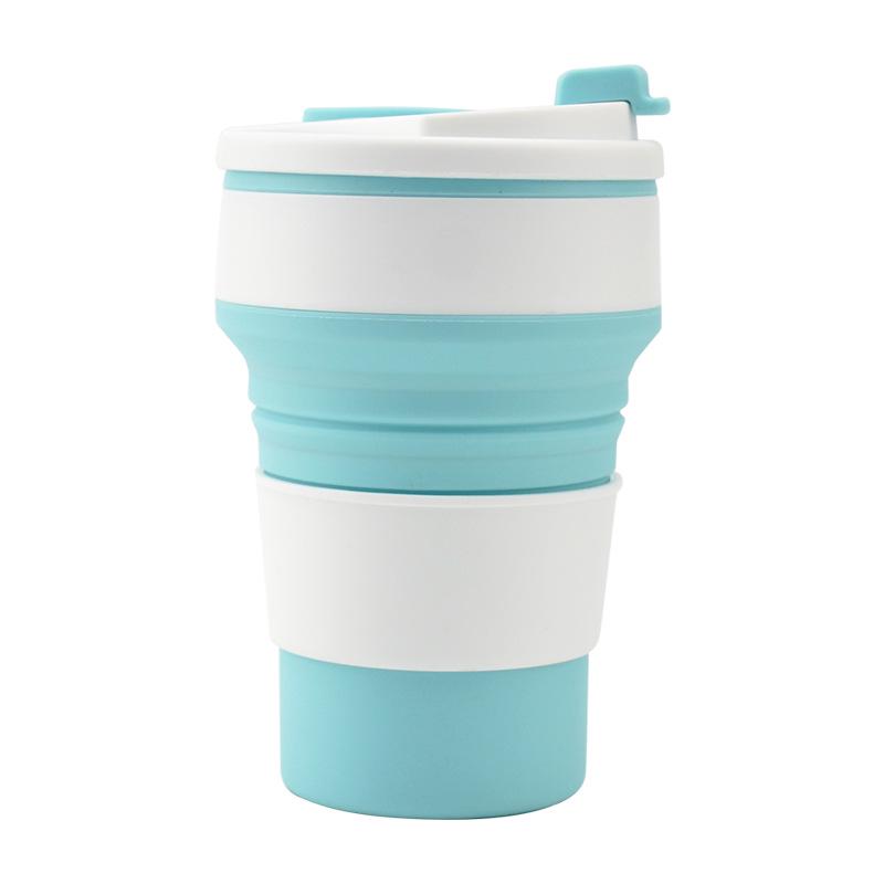 Collapsible Silicone Travel Mug for Camping and Sports