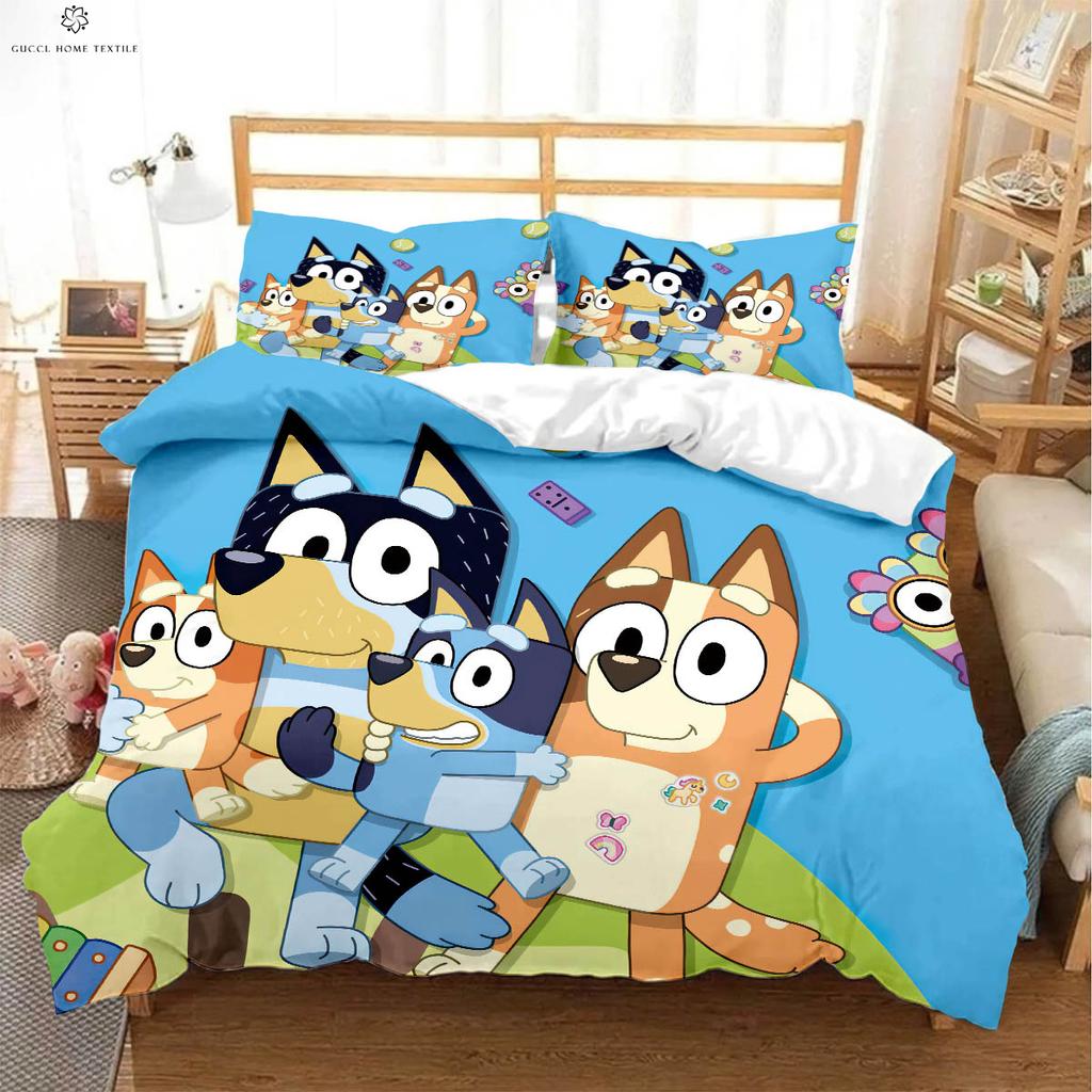 Cute Cartoon Printed Quilt Cover Bedding Set Exquisite Set Bedspread Bedspread Set Bedding Set Luxury Birthday Gift