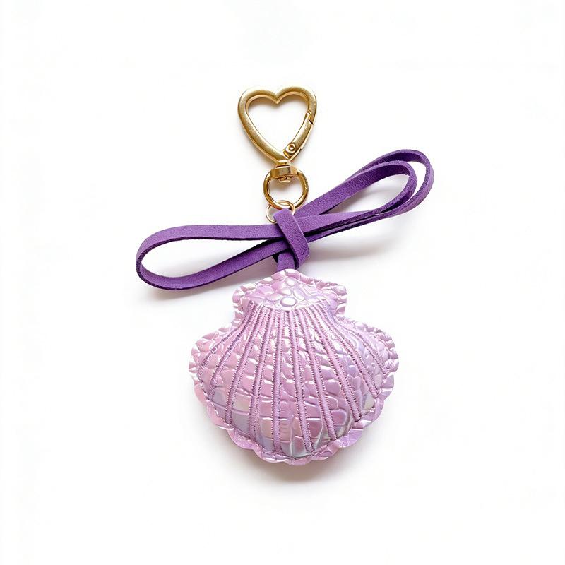 Yogodlns Seaside Shell Faux Leather Mini Backpack Hanging Handbag Pendant Bag Pendant Bags Accessories