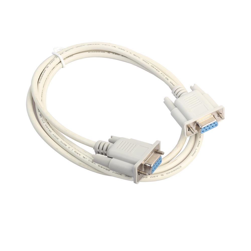 Great RS232 DB9 9Pin Serial Female Null Modem Cable Ports Converter Adapter