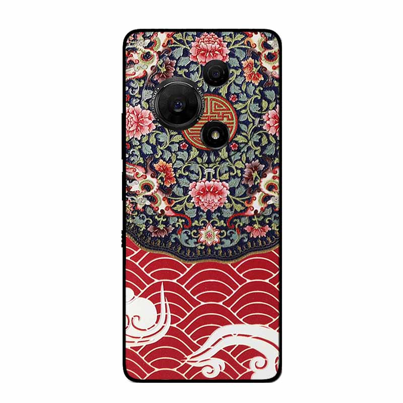 3D Relief Embossed Cover For TCL 60 NxtPaper 4G Case Soft Silicone Back Cover For 60 NXTpaper 4G 3D Relief Funda TCL 60 NXTpaper